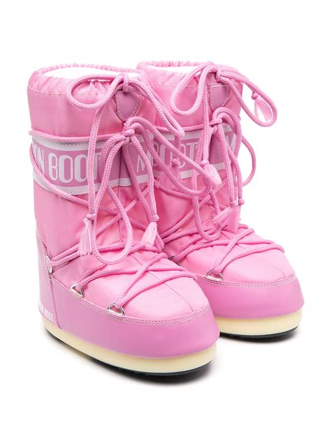 pink moon boots size 8